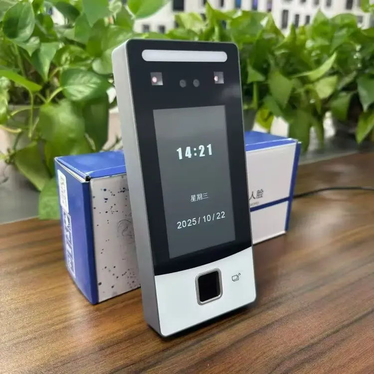动态人脸识别门禁系统一体机支持刷脸刷卡密码指纹功能门禁一体机