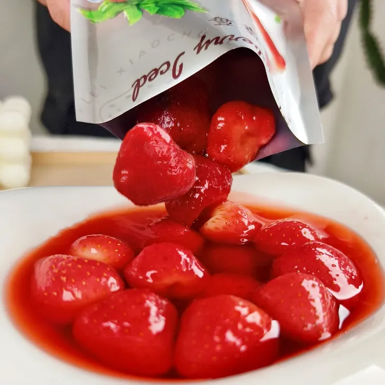 【到手五袋】雷小厨冰点莓饱满新鲜水果罐头400g*5袋包邮冷冻保存