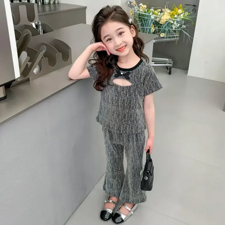 女童夏季潮酷穿搭套装儿童夏款休闲衣服小女孩韩版炸街女宝宝夏装