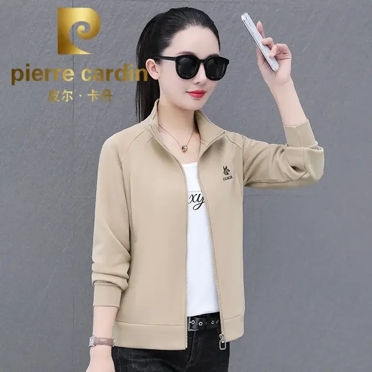 皮尔卡丹2025秋季爆款女版外套休闲时尚百搭气质潮流洋气流行减龄