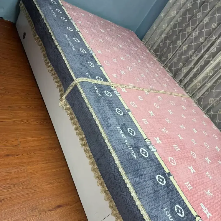 高品质高克重牛奶绒榻榻米床盖炕盖榻榻米盖（颜色尺寸可选）