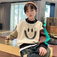中小童卫衣休闲风秋季韩版条纹常规春秋童装