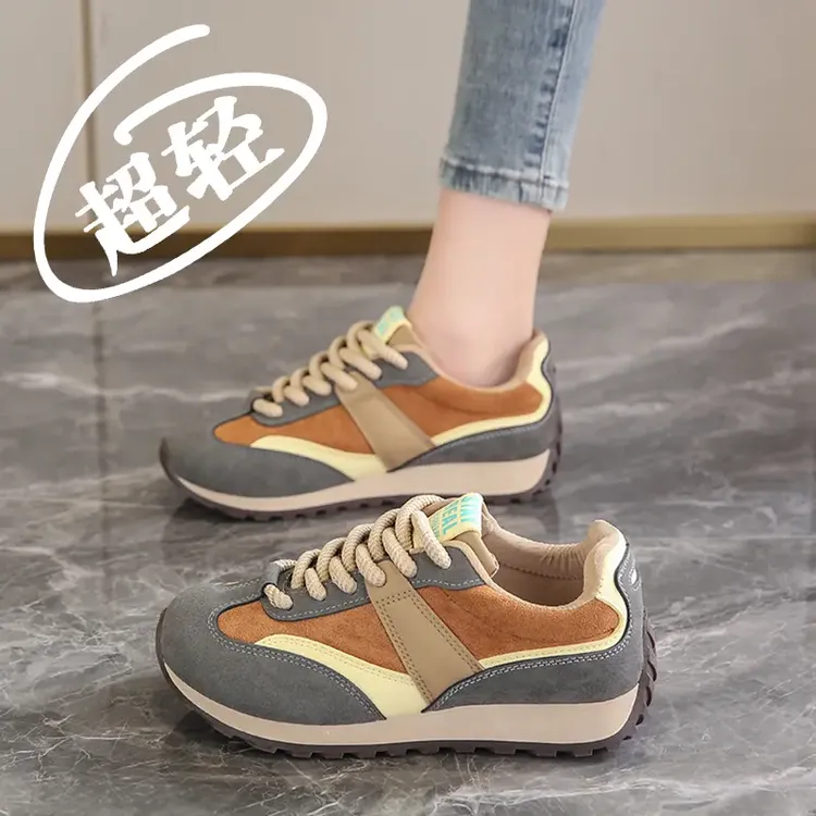 阿甘鞋女2025秋季新款超轻学生运动鞋平底休闲德训鞋旅游鞋子