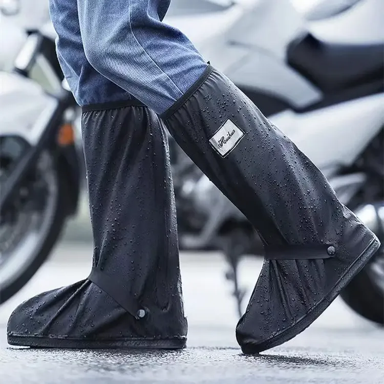 雨鞋套男女硅胶鞋套防水防滑雨天脚套防雨加厚耐磨高筒下雨骑行TT