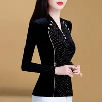 GF#307 打底衫女秋冬新款内搭2024显瘦百搭小衫保暖上衣加绒T恤