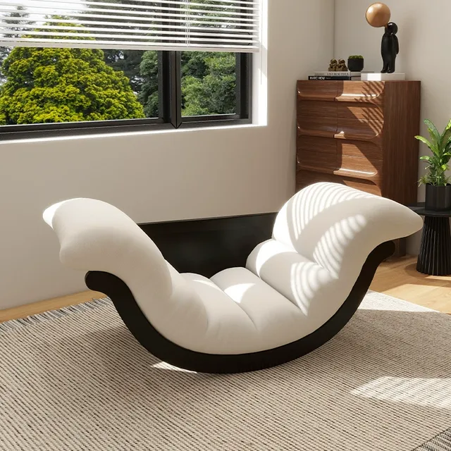 多功能摇椅躺椅大人汤普森可以当桌子的懒人沙发阳台月亮摇椅沙发