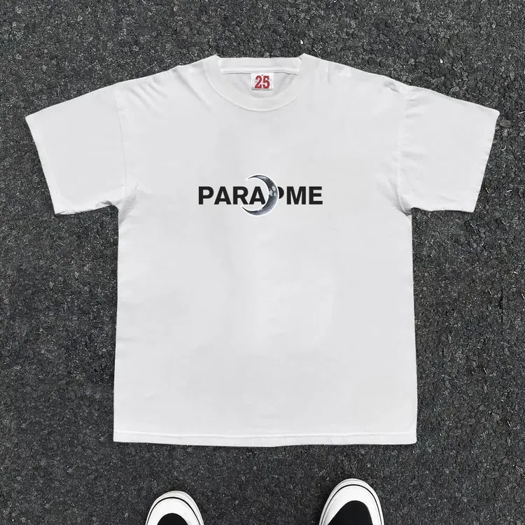 北美小站纯棉短袖男士夏季潮流纯棉短袖恤青年几何印轻奢痞帅男装