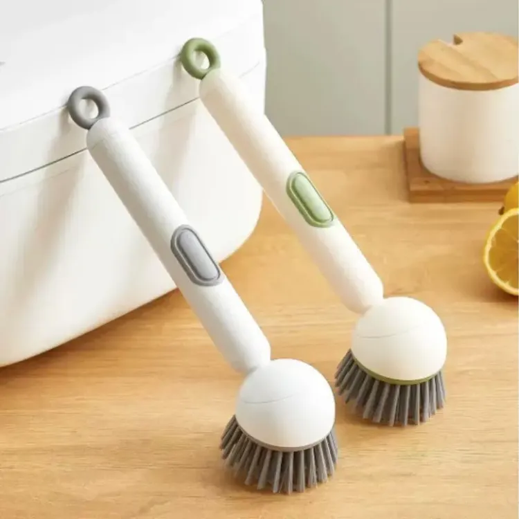 【抢！7 .9元】长柄加液旋转锅刷家用厨房不沾油清洁多功能洗锅刷