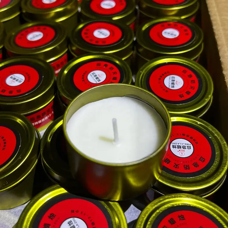 应急蜡烛家用防灾停电照明防风防水无烟无味适用于户外露营场景