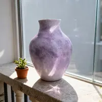【云舍甄选】景德镇高端陶瓷 薰衣草紫圆腹温馨INS风百搭家居摆件