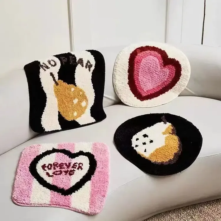 【言小果专属】ins风簇绒防滑椅垫办公室久坐屁垫学生多功能植绒坐垫