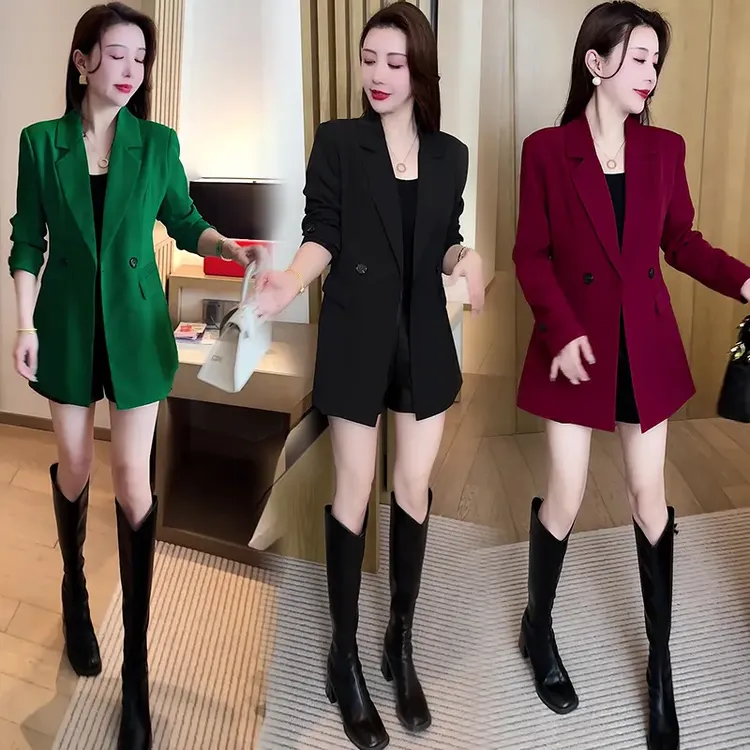 早秋外套B122 2025春秋新款气质收腰西装小个子修身显瘦女装外衣