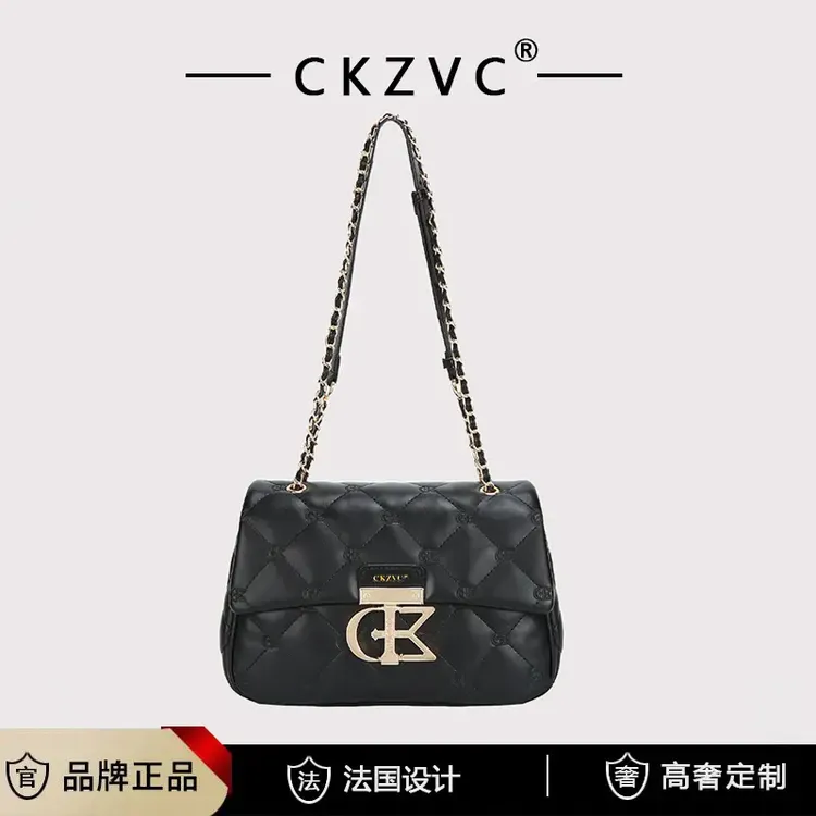 轻奢质感女包百搭单肩斜挎链条包X6313