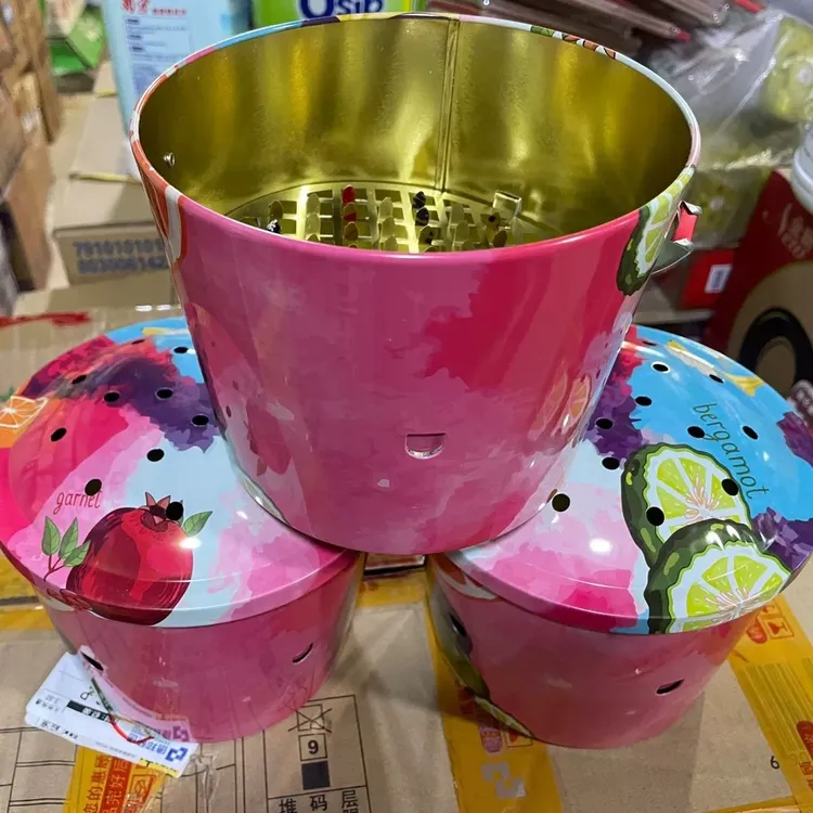 蚊香盘加大加深蚊香桶防火防烫带盖野钓驱蚊神器家用铁艺文香接灰