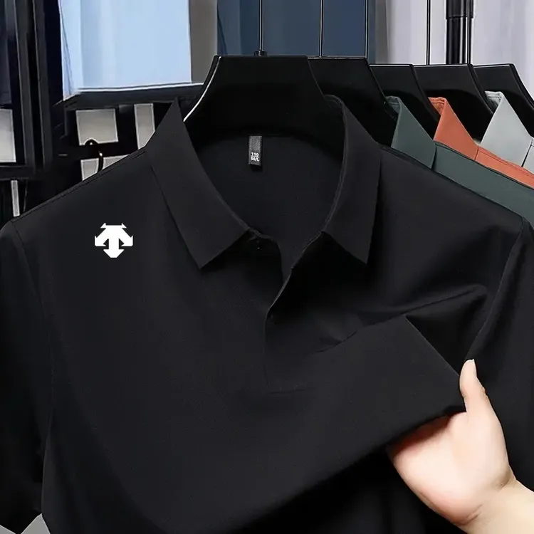 【海外撤柜】轻奢男士翻领 polo 衫无痕免烫短袖 T 恤