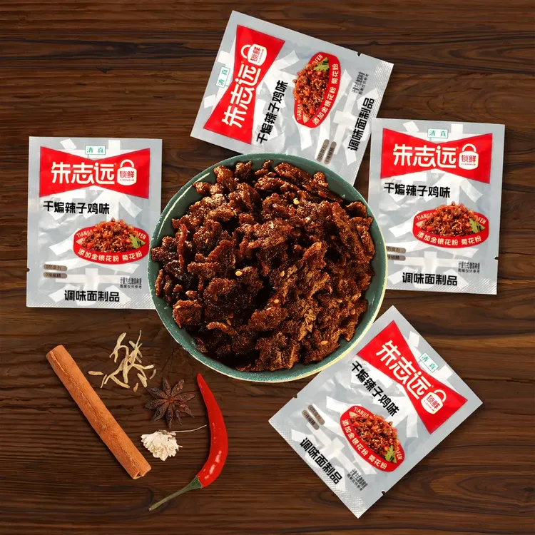 清真干煸辣子鸡味辣条追剧怀旧网红爆款辣条解馋香辣麻辣小零食