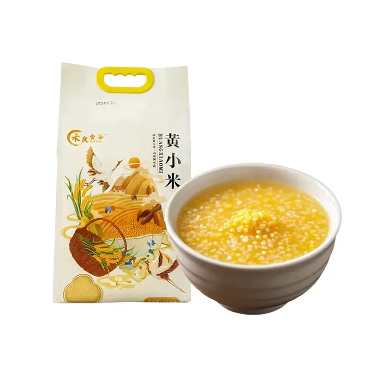 内蒙古赤峰黄金小米营养价值高米油浓厚香软可口老人儿童专属