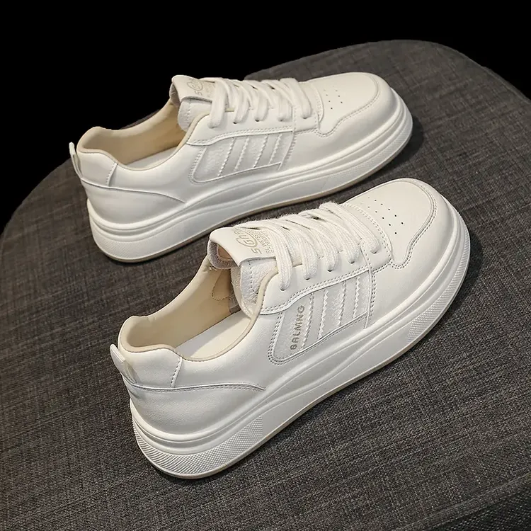 SHOEBOX鞋柜小白鞋女鞋百搭超火2025春季新款网红休闲运动板鞋