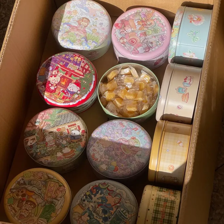 爆款梨膏糖伴手礼送男友送女友送闺蜜送老师润糖糖果可爱铁盒装