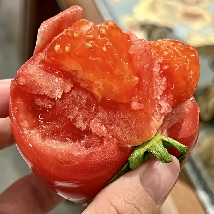 山东老式沙瓤西红柿自然熟酸甜多汁应季新鲜采摘可生吃水果番茄甜