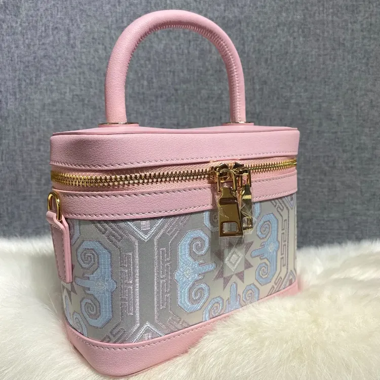 广西非遗壮锦盒饭包包轻奢百搭小众单肩斜跨