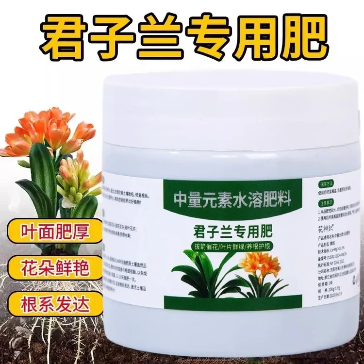 【君子兰专用肥】抽箭促花叶片光泽颗粒缓释营养颗粒有机肥料花肥