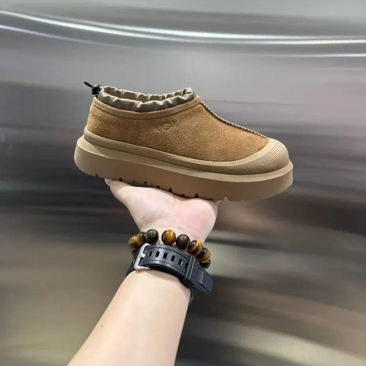 时尚潮流男士一脚蹬保暖棉鞋