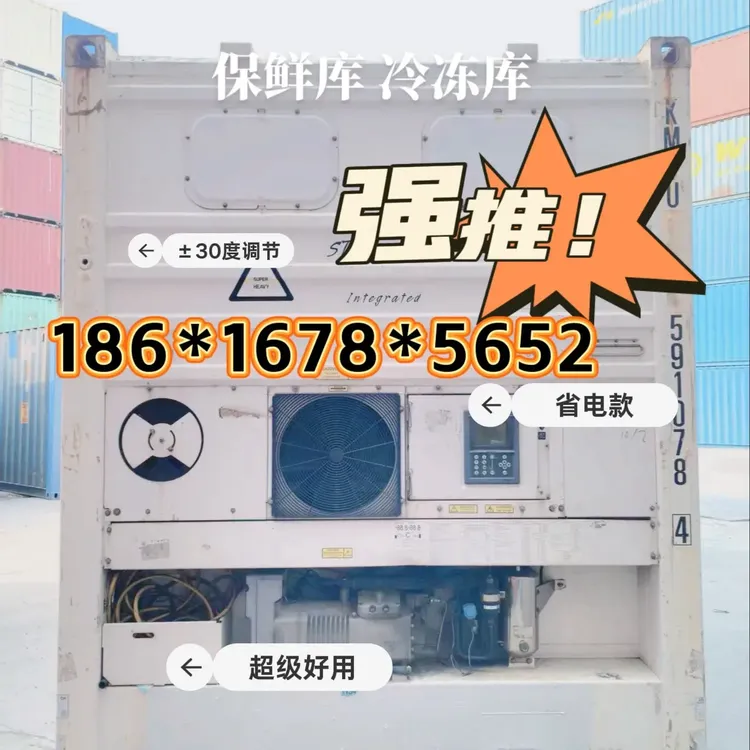全国发货可调节温度移动冷藏集装箱可作冷库使用！保鲜水果蔬菜