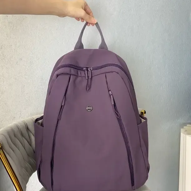 双肩包女学院风韩版双肩包ins防泼水女士多隔层双根