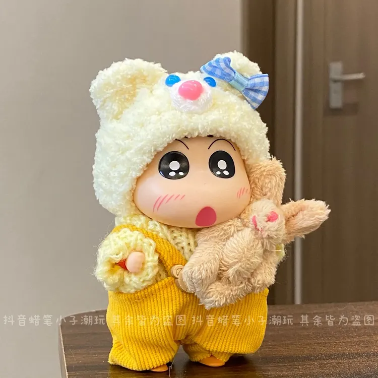 蜡笔小新小黄奶油小新可爱卡通情侣生日礼物家居车载桌面装饰摆件