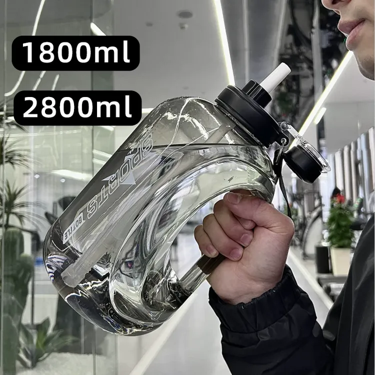 新疆西藏包邮新疆西藏包邮新款PC大容量吨吨桶水杯子耐高温高颜值