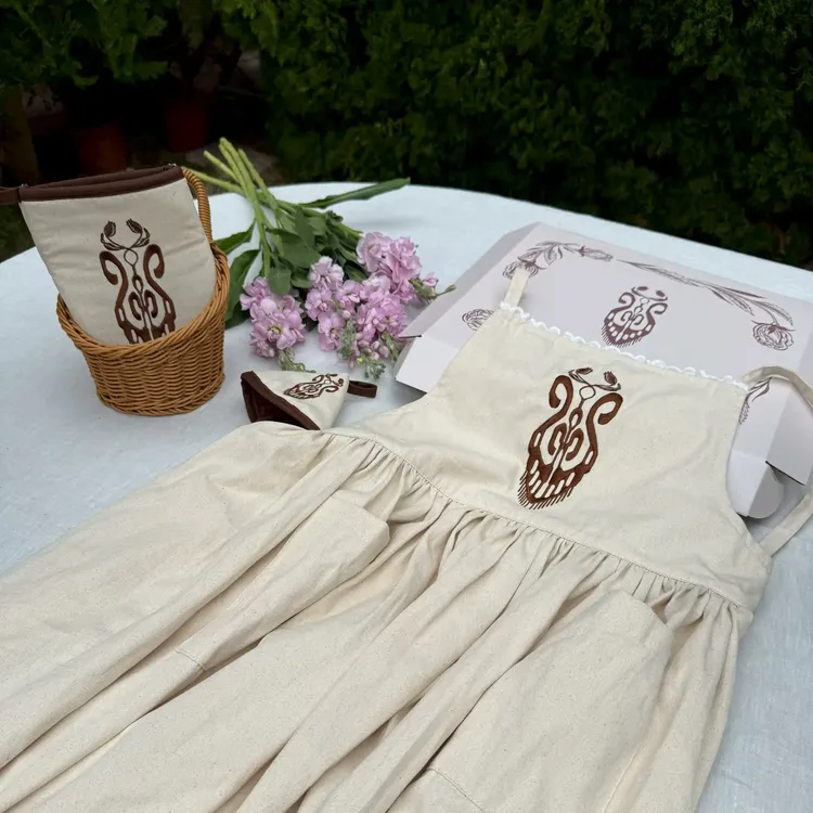 manzira 原创atlas围裙三件套