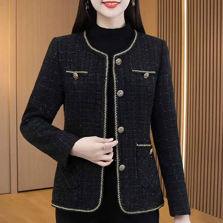 品牌贵夫人小香风外套女2025新款时尚洋气爆款春秋高级感爆款上衣