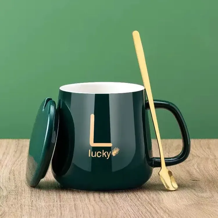 耐高温陶瓷杯马克杯家用茶杯男女咖啡杯学生杯子创意高端礼品杯yw