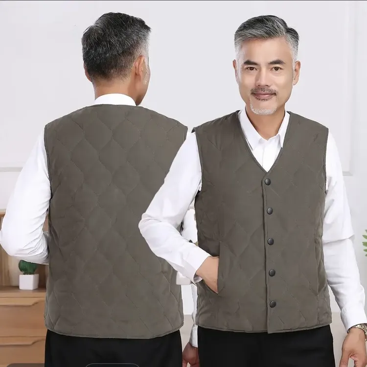 大西北羊皮毛一体常规款暖背背心常规厚款冬秋款