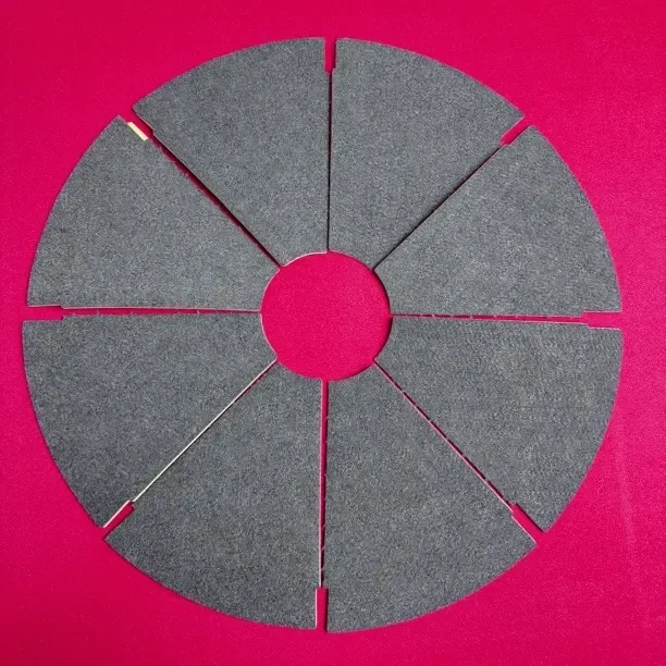 麻将机配件大盘贴布转盘布静音布消音布自带胶布耐磨防滑贴布通用