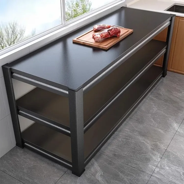 【全新的架子二手的价格】厨房置物架落地多层收纳架家用多功能橱柜