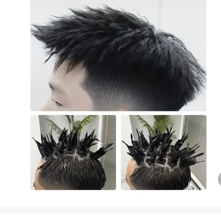 烫发魔术粘粘贴摩根锡纸碎盖前刺专用烫发简单方便易操作美式