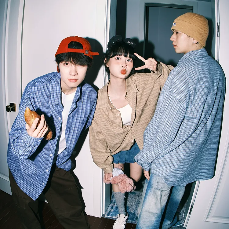 lemanism日系复古细格子衬衫男2025春季情侣款学院风寸衣衬衫外套