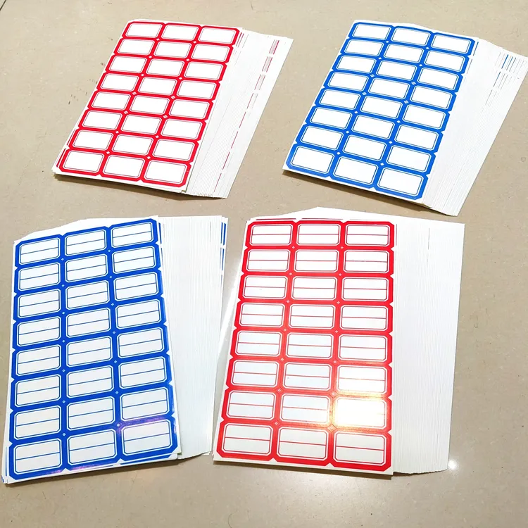 不干胶可取纸姓名贴标签纸口取纸自粘性商品价格贴便利贴手账贴纸