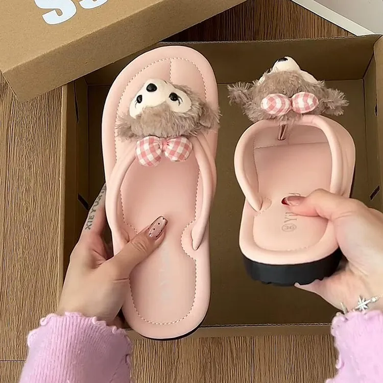 雪莉玫人字拖女夏外穿2025新款防滑防臭耐磨时尚百搭高颜值拖凉鞋