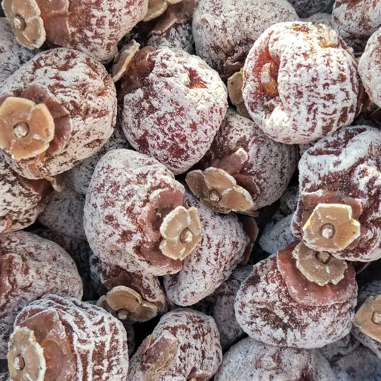 2025年山西运城垣曲野生老树牛心白霜柿饼吊杮霜降柿子饼农家自制