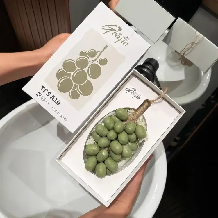 阳光青提葡萄手工皂清香植物精油冷制皂洁面沐浴香皂