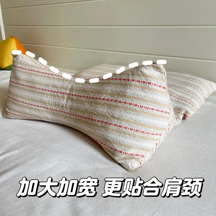 【治颈椎专用】新款荞麦颈椎枕午睡枕三角枕头纯荞麦壳成人可拆卸HR
