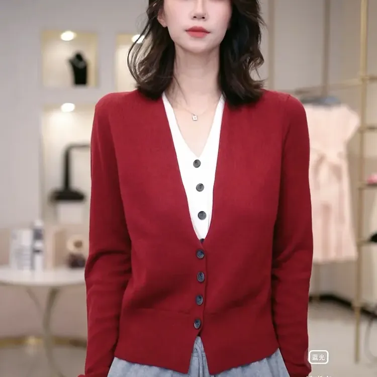 阿玛施AMASS 新款慵懒时尚休闲气质百搭长哥弟阿玛施宽松镂空女士