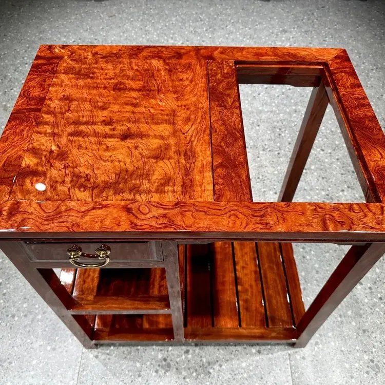 实木新中式禅意家用原木整板整切简约茶盘高档