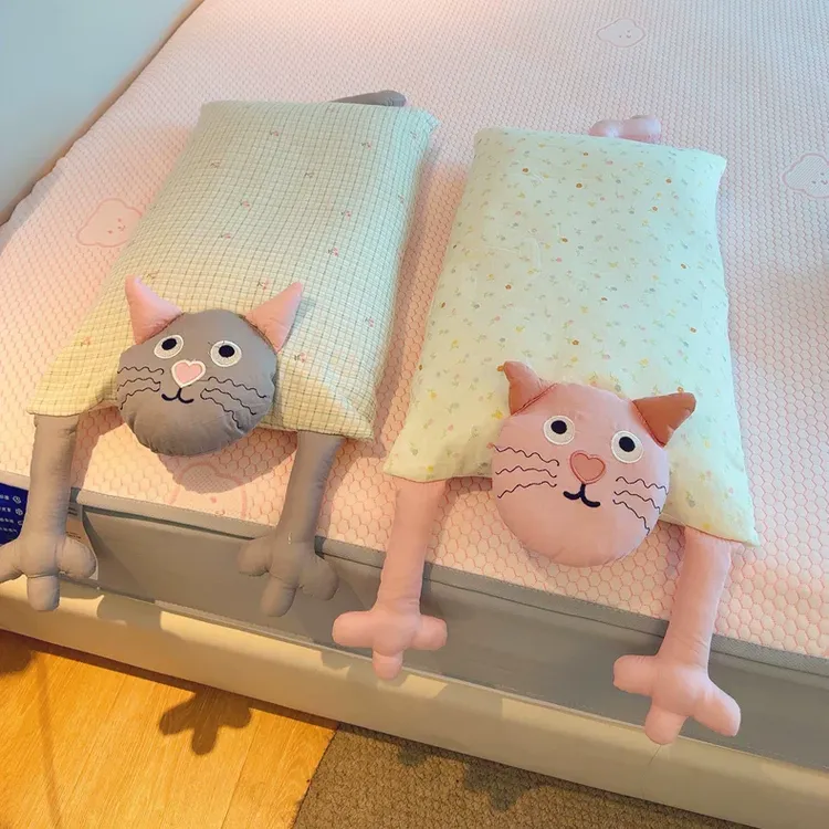 枕头护颈椎助睡眠儿童专用荞麦决明子枕头颈椎病女生睡觉舒适夏季