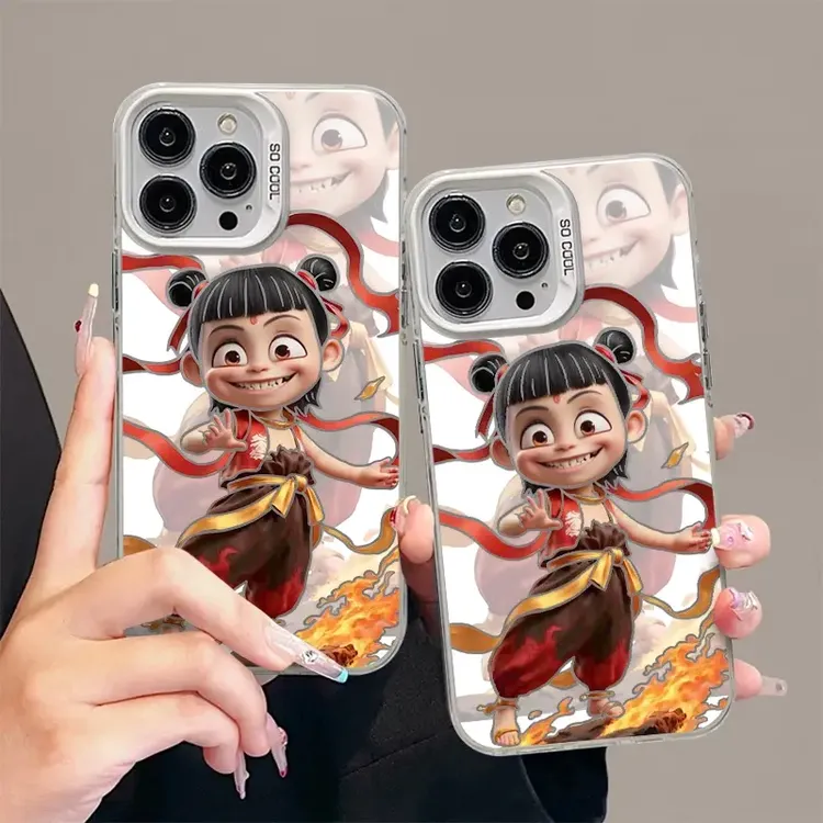 重影哪吒适用iphone16苹果15promax元气手机壳13软14