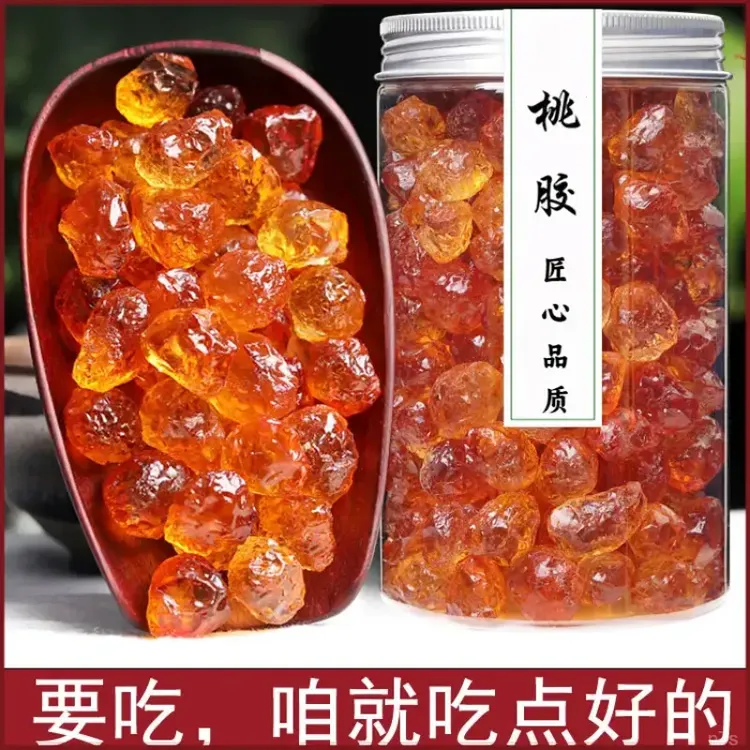 桃胶当季新货干货原材料新鲜泡茶喝泡水煮水代茶饮煲汤品质放方便