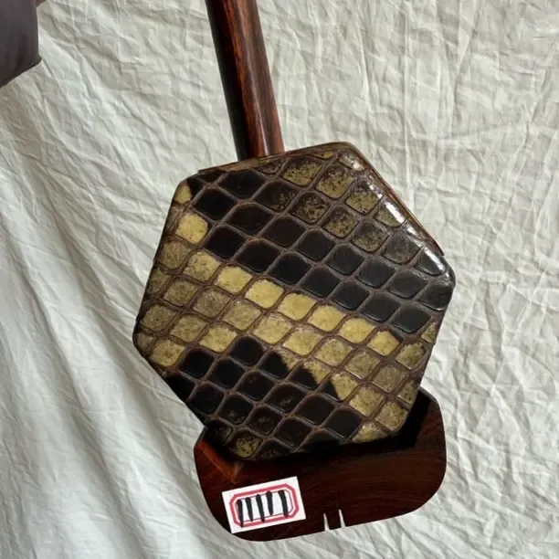 海南黄花梨紫油梨老料真品整筒二胡